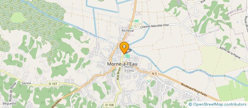 localisation de l'entreprise OFFICE DU TOURISME DE MORNE-A-L'EAU à MORNE A L'EAU