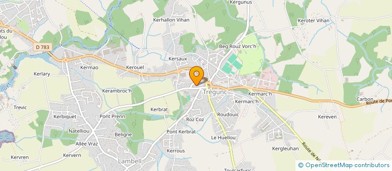 localisation de l'entreprise OFFICE DU TOURISME DE TREGUNC  TREGUNC