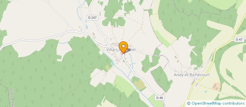 localisation de l'entreprise OFFICE DU TOURISME DES HAUTS DU VAL DE SAONE  JUSSEY