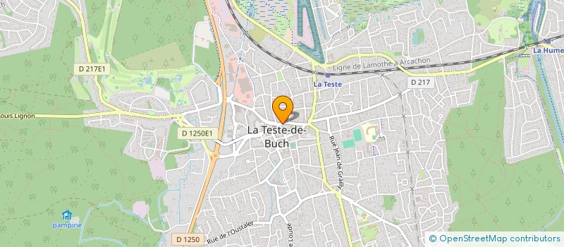 localisation de l'entreprise OFFICE DU TOURISME DU COMMERCE ET DE L'ARTISANAT DE LA TESTE DE BUCH à LA TESTE-DE-BUCH