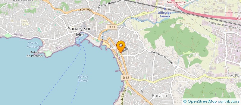 localisation de l'entreprise OFFICE DU TOURISME DU SIVU OUEST VAR à SIX-FOURS-LES-PLAGES