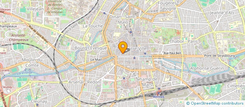 localisation de l'entreprise OFFICE DU TOURISME ET DES CONGRES DE RENNES METROPOLE  RENNES