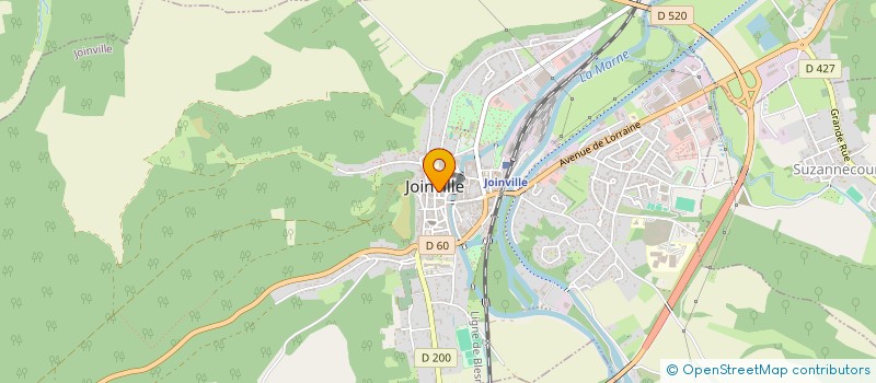 localisation de l'entreprise OFFICE DU TOURISME INTERCOMMUNAL à JOINVILLE