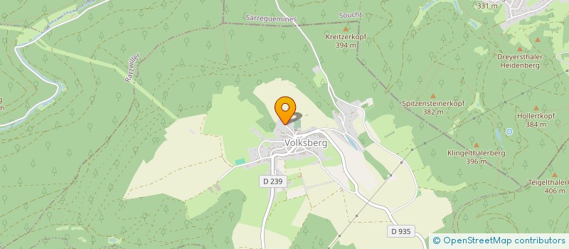 localisation de l'entreprise OFFICE DU TOURISME PAYS PETITE PIERRE  LA PETITE-PIERRE