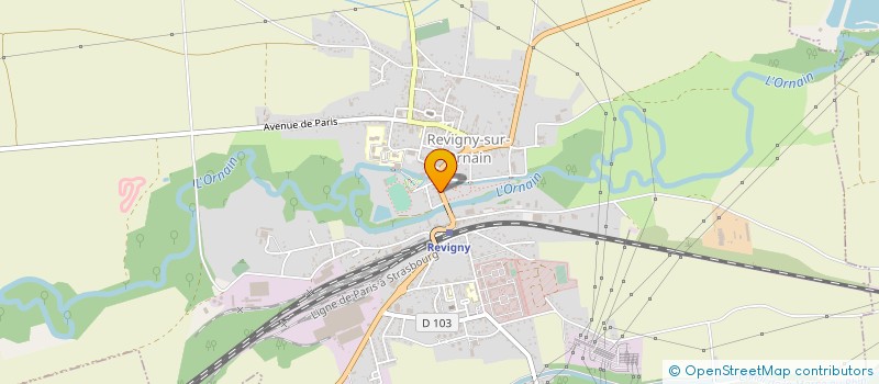 localisation de l'entreprise OFFICE DU TOURISME - SYNDICAT D'INITIATIVE DE REVIGNY SUR ORNAIN ET SA REGION à REVIGNY-SUR-ORNAIN