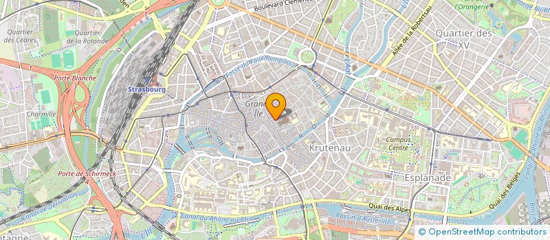 localisation de l'entreprise OFFICE EUROMETROPOLITAIN DE TOURISME, DES LOISIRS ET DES CONGRES DE STRASBOURG - OTLC  STRASBOURG