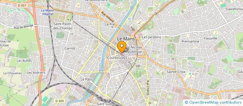 localisation de l'entreprise OFFICE EUROPEEN EXPENSION ECONOMIQUE  LE MANS