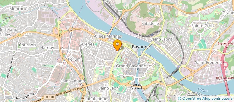 localisation de l'entreprise OFFICE EXPERTISE CONSEIL&PATRIMOINE à BAYONNE