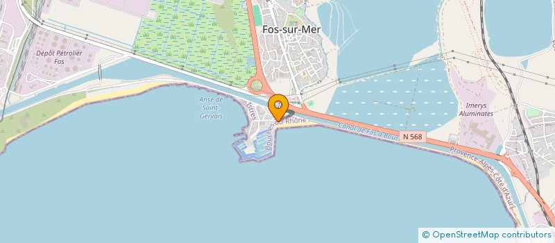 localisation de l'entreprise OFFICE FOSSEEN DES SPORTS (OFS)  FOS-SUR-MER