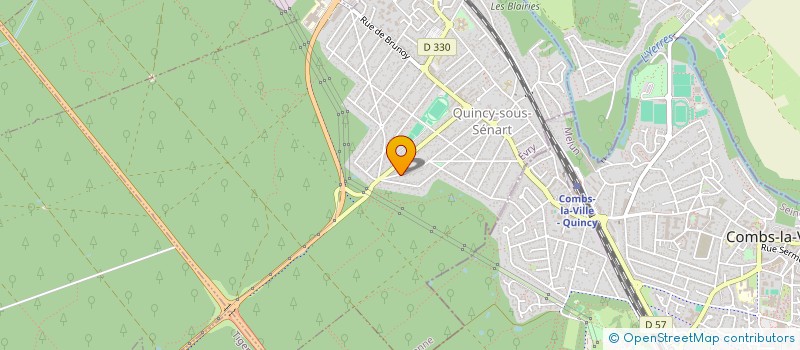 localisation de l'entreprise OFFICE FRANC COMMER & INDUST à QUINCY-SOUS-SENART