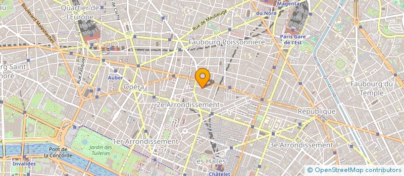 localisation de l'entreprise OFFICE FRANCAIS DU TABAGISME à PARIS