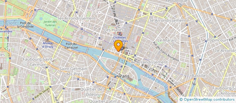 localisation de l'entreprise OFFICE GASTRONOMIQUE RESTAURATION DIFFUS à PARIS
