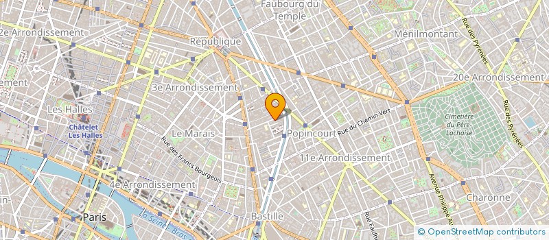 localisation de l'entreprise OFFICE GEMINI à PARIS