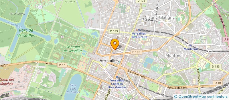 localisation de l'entreprise OFFICE GENERAL DE COURTAGE D'ASSURANCES à VERSAILLES