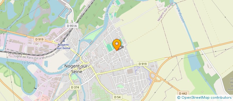 localisation de l'entreprise OFFICE GESTION D'EQUIPEMENTS CULTURELS  NOGENT-SUR-SEINE