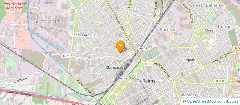 localisation de l'entreprise OFFICE IMMOBILIER DE CHAMPAGNE  REIMS