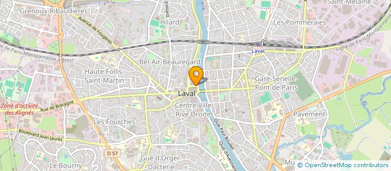 localisation de l'entreprise OFFICE IMMOBILIER LAVALLOIS BOURGUET à LAVAL