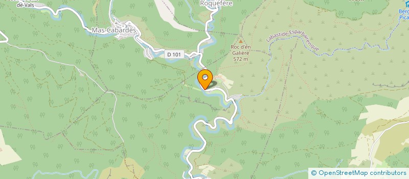 localisation de l'entreprise OFFICE INTERCOMMUNAL DE TOURISME DE LA MONTAGNE NOIRE  LES ILHES