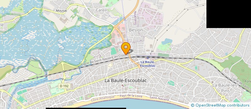 localisation de l'entreprise OFFICE INTERCOMMUNAL DES SPORTS DE LA PRESQU'ILE GUERANDAISE à LA BAULE-ESCOUBLAC