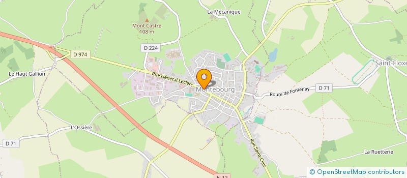 localisation de l'entreprise OFFICE INTERCOMMUNAL DU TOURISME  MONTEBOURG