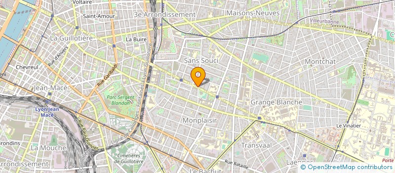 localisation de l'entreprise OFFICE INTERCONSUL TRANSPORTS COMMUNICAT à LYON