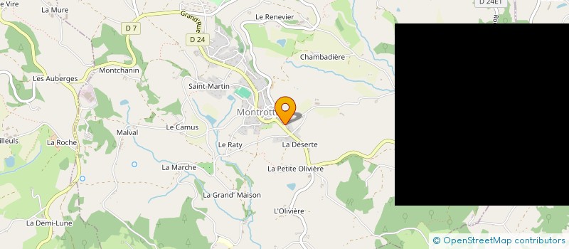 localisation de l'entreprise OFFICE INTERPROFESSIONNEL DU CENTRE  MONTROTTIER