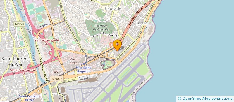 localisation de l'entreprise OFFICE LINER SARL à NICE