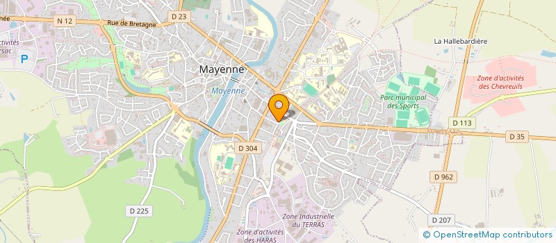 localisation de l'entreprise OFFICE MALV  MAYENNE