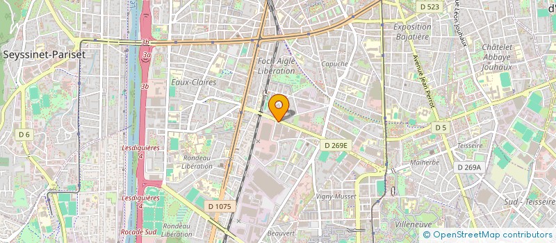 localisation de l'entreprise OFFICE MANAGER SERVICES à GRENOBLE