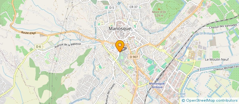 localisation de l'entreprise OFFICE MANOSQUIN DE L'ENVIRONNEMENT à MANOSQUE