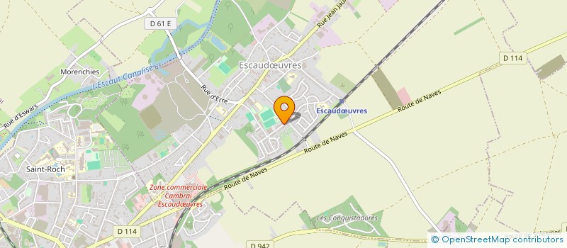 localisation de l'entreprise OFFICE MODERNE DE LA CULTURE  ESCAUDUVRES