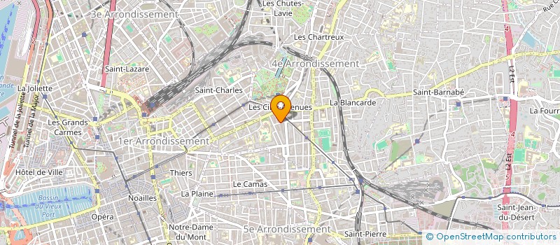localisation de l'entreprise OFFICE MORA-GREGOIRE RIMBERT-PIROT  MARSEILLE