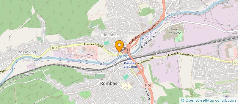 localisation de l'entreprise OFFICE MOSELLAN DES ACTIVITES PLURIEDUCATIVES (ET CULTURELLES)  CLOUANGE