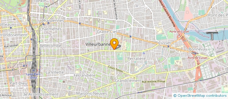 localisation de l'entreprise OFFICE MUNIC VILLEURBAN SPORTS à VILLEURBANNE