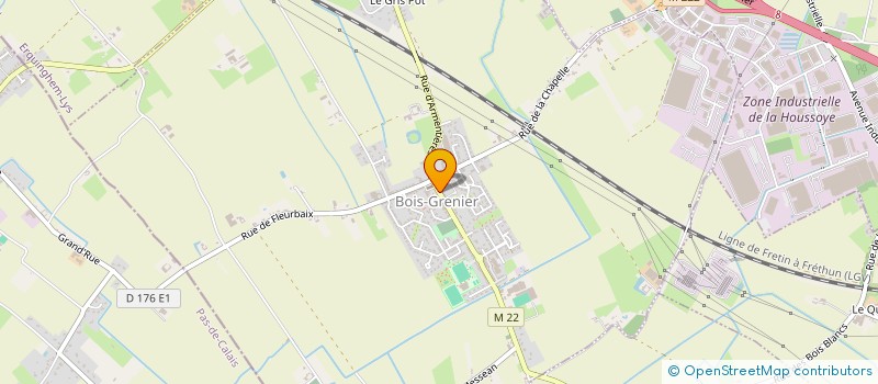 localisation de l'entreprise OFFICE MUNICIPAL CULTURE ET LOISIRS  BOIS-GRENIER