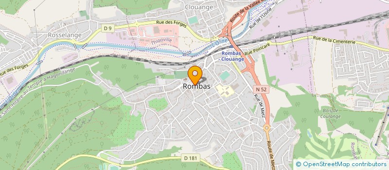 localisation de l'entreprise OFFICE MUNICIPAL CULTURE ROMBAS à ROMBAS