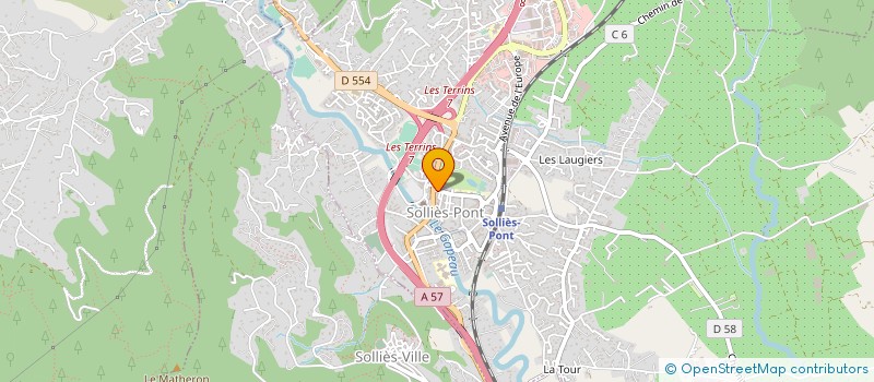 localisation de l'entreprise OFFICE MUNICIPAL CULTUREL DE SOLLIES  SOLLIES-PONT