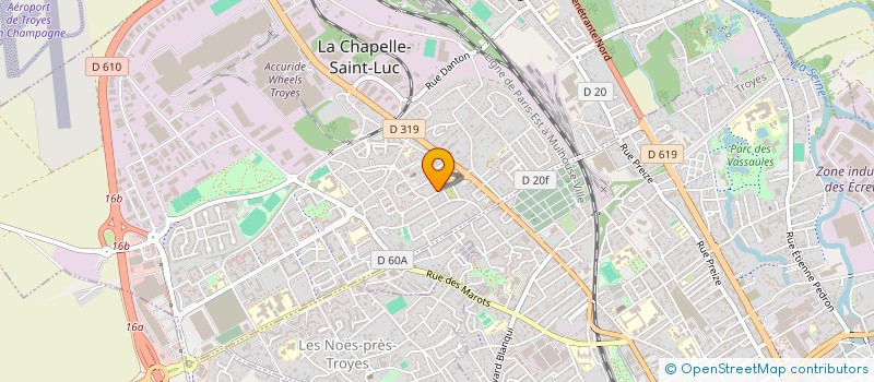 localisation de l'entreprise OFFICE MUNICIPAL D'ANIMATION à LA CHAPELLE-SAINT-LUC