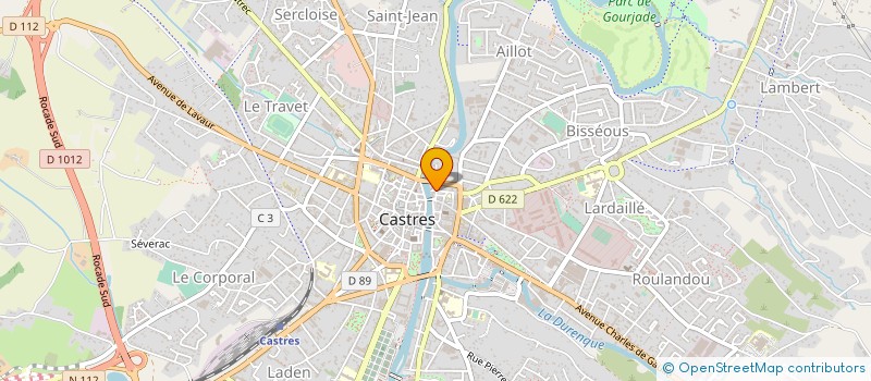 localisation de l'entreprise OFFICE MUNICIPAL D'EQUITATION à CASTRES