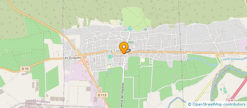 localisation de l'entreprise OFFICE MUNICIPAL DE LA CULTURE DE LA FARE LES OLIVIERS  LA FARE-LES-OLIVIERS