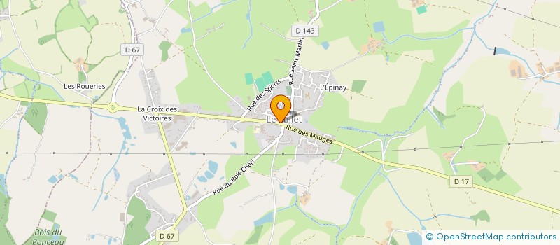 localisation de l'entreprise OFFICE MUNICIPAL DE LA CULTURE DE LA POMMERAYE à MAUGES-SUR-LOIRE