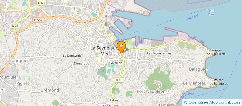 localisation de l'entreprise OFFICE MUNICIPAL DE LA CULTURE ET ARTS à LA SEYNE-SUR-MER