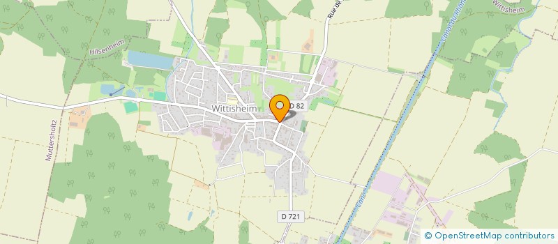 localisation de l'entreprise OFFICE MUNICIPAL DE LA JEUNESSE, DES SPORTS, DES ARTS, DES LOISIRS ET DE LA CULTURE DE WITTISHEIM  WITTISHEIM