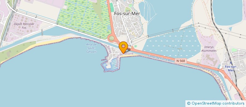 localisation de l'entreprise OFFICE MUNICIPAL DE LA MER  FOS-SUR-MER