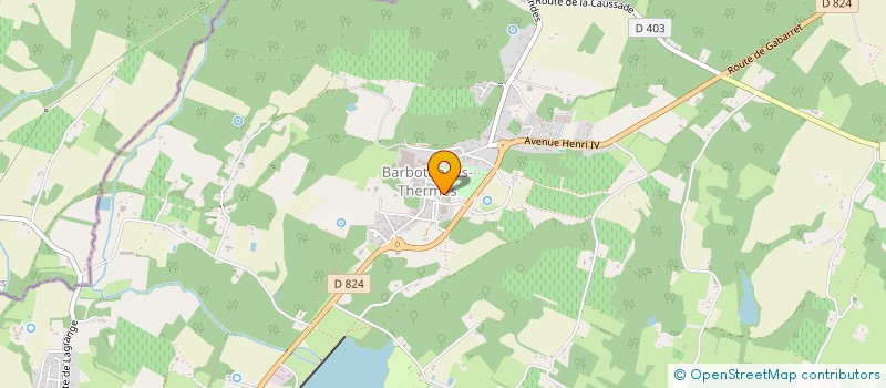 localisation de l'entreprise OFFICE MUNICIPAL DE TOURISME ET DU THERMALISME DE CAZAUBON - BARBOTAN LES THERMES  CAZAUBON