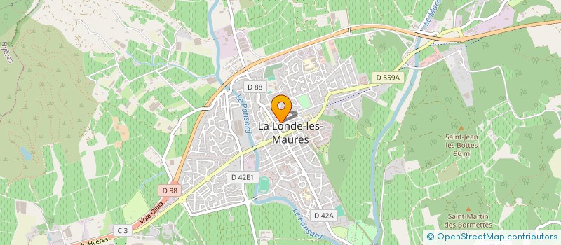 localisation de l'entreprise OFFICE MUNICIPAL DES FETES DE LA CULTURE  LA LONDE-LES-MAURES