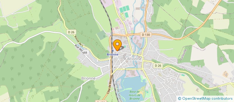 localisation de l'entreprise OFFICE MUNICIPAL DES FETES ET LA CULTURE  BRIONNE