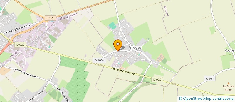 localisation de l'entreprise OFFICE MUNICIPAL DES FETES SPORTS ET LOISIRS  GREGES