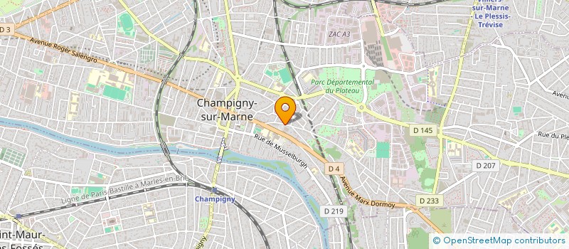localisation de l'entreprise OFFICE MUNICIPAL DES MIGRANTS à CHAMPIGNY-SUR-MARNE
