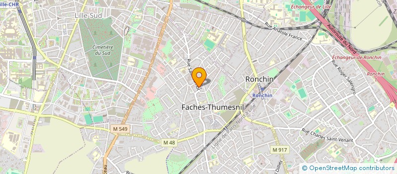 localisation de l'entreprise OFFICE MUNICIPAL DES PERSONNES AGEES à FACHES-THUMESNIL